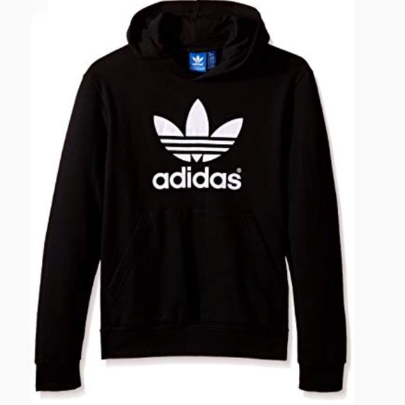 adidas hoodie all black